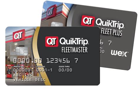 SAVE UP To 5¢ PER GALLON Fleetmaster® The card of choice to help you manage vehicle fueling expenses easily and securely. Revolve your credit balance each month or pay in full, and save up to 5¢ per gallon* at every QuikTrip location.
